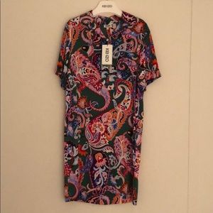 BRAND NEW Kenzo Paisley Polo Dress